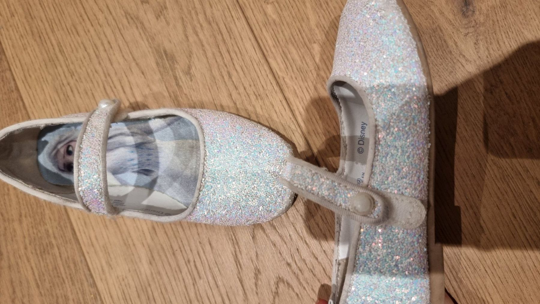 H&M Scarpe per ragazze: Glitzer Elsa Ballerinas, 27 – Usato da Buttikon SZ venduto da Limo180 1