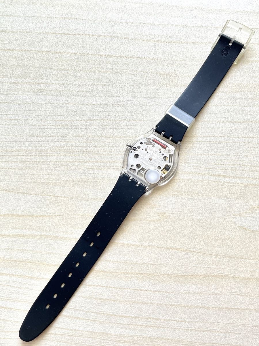 Swatch Uhren: Swatch Skin Uhr schwarz transparent  – Gebraucht aus Grenchen von chththl 4