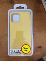 Schutzhülle Silikon für iPhone 12-6.7 Gelb neu