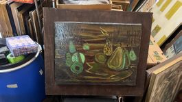 Fruits en automne signé Jacques Falcou(1912-1975) daté 62