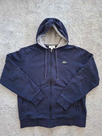 pull capuche Lacoste Sport bleu taille M