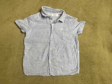 Zara Baby Jungen Hemd Kurzarm Gr. 98