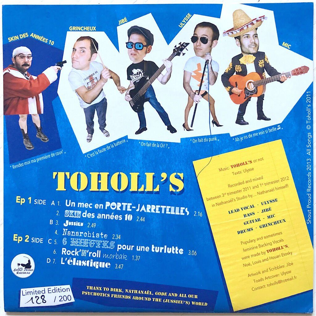 Vinyles: TOHOLL'S - DOUBLE EP – D'occasion à Bottens par hotter-than-hell 1