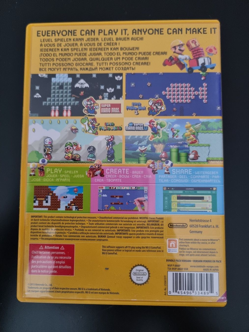 Nintendo Spiele: Wii U: Super Mario Maker – Gebraucht aus Vilters von oOLinkOo 1
