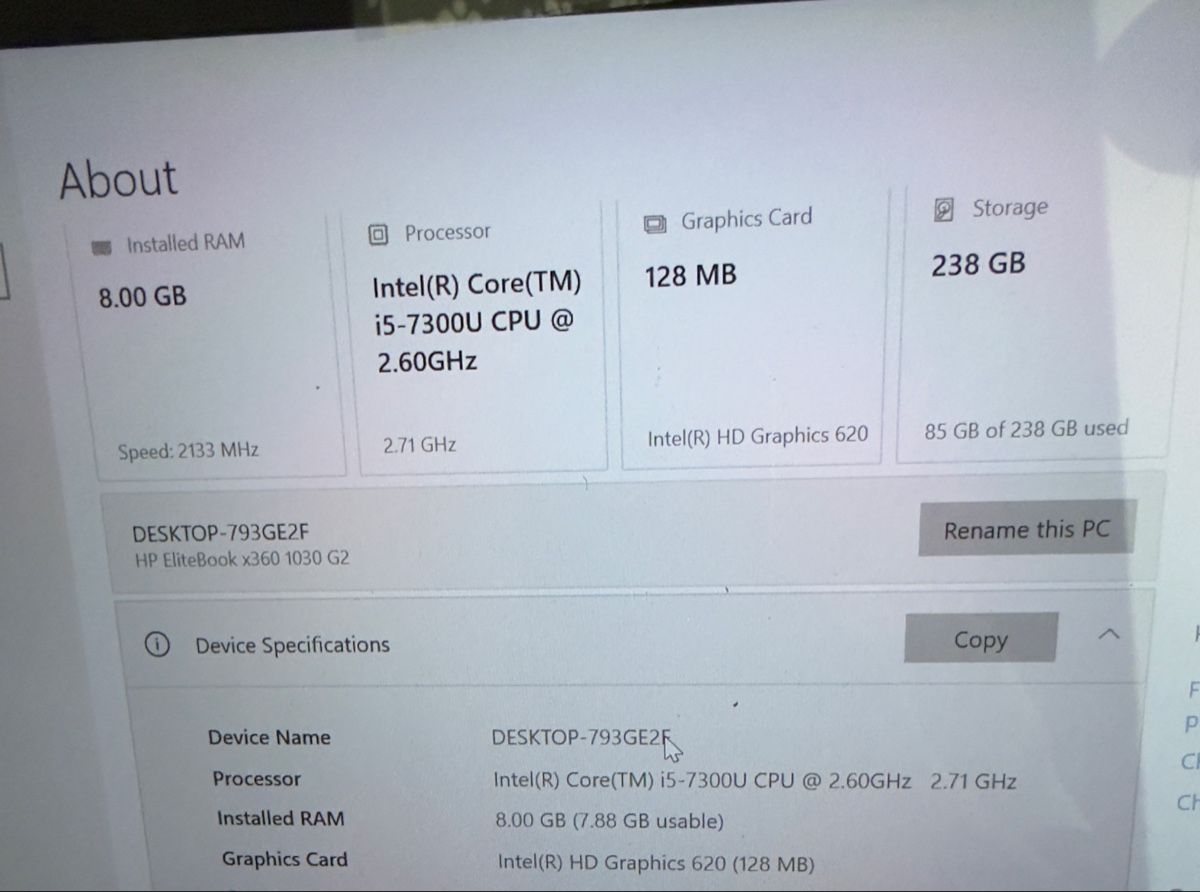 Intel Notebook: Hp elite book corei5  – Usato da Balerna venduto da pas_6fgs 1