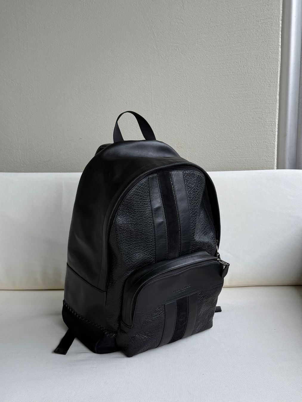 Coach Zaini: Coach Rucksack/Backpack Leder Schwarz - Super Zustand – Usato da Rotkreuz venduto da sventraeger