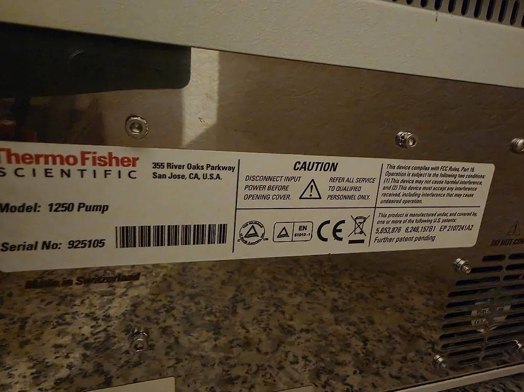 Thermo Fisher Scientific Tutte le macchine: Thermo Fischer Accela UHPLC – Usato da Brislach venduto da mst_m2vk 3