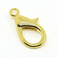 Karabiner Verschluss 30mm vergoldet