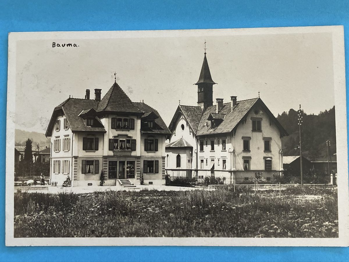 Cartoline postali: Alte Ansichtskarte Bauma ZH - Katholische Kirche – Usato da Bauma venduto da Baumer71