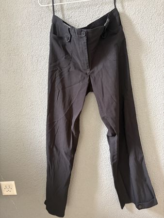 Pantalon femme noir coupe droite couleur unie bon état