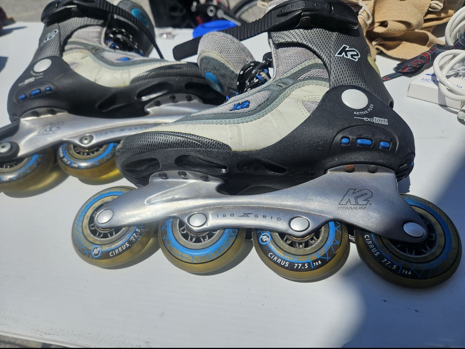K2 Patins à roul. & inline: K2 Inline Skates Grösse 40 mit Schutzausrüstung – D'occasion à Zürich par Liney33 1