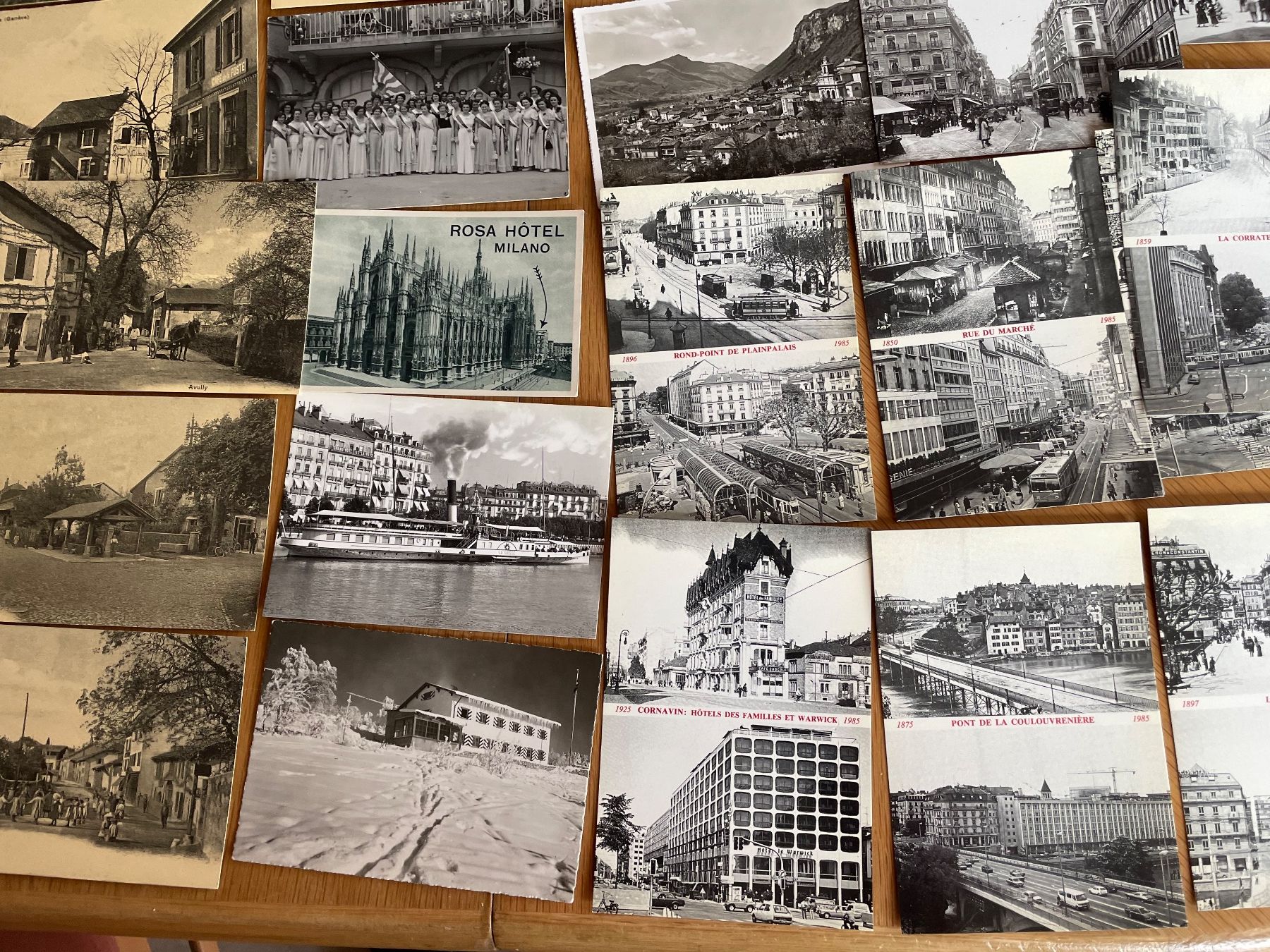 Cartoline postali: 52 cartes N-B Genève... – Usato da Sonceboz-Sombeval venduto da Comment2 4
