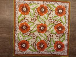 Taschentuch Motiv Blumen