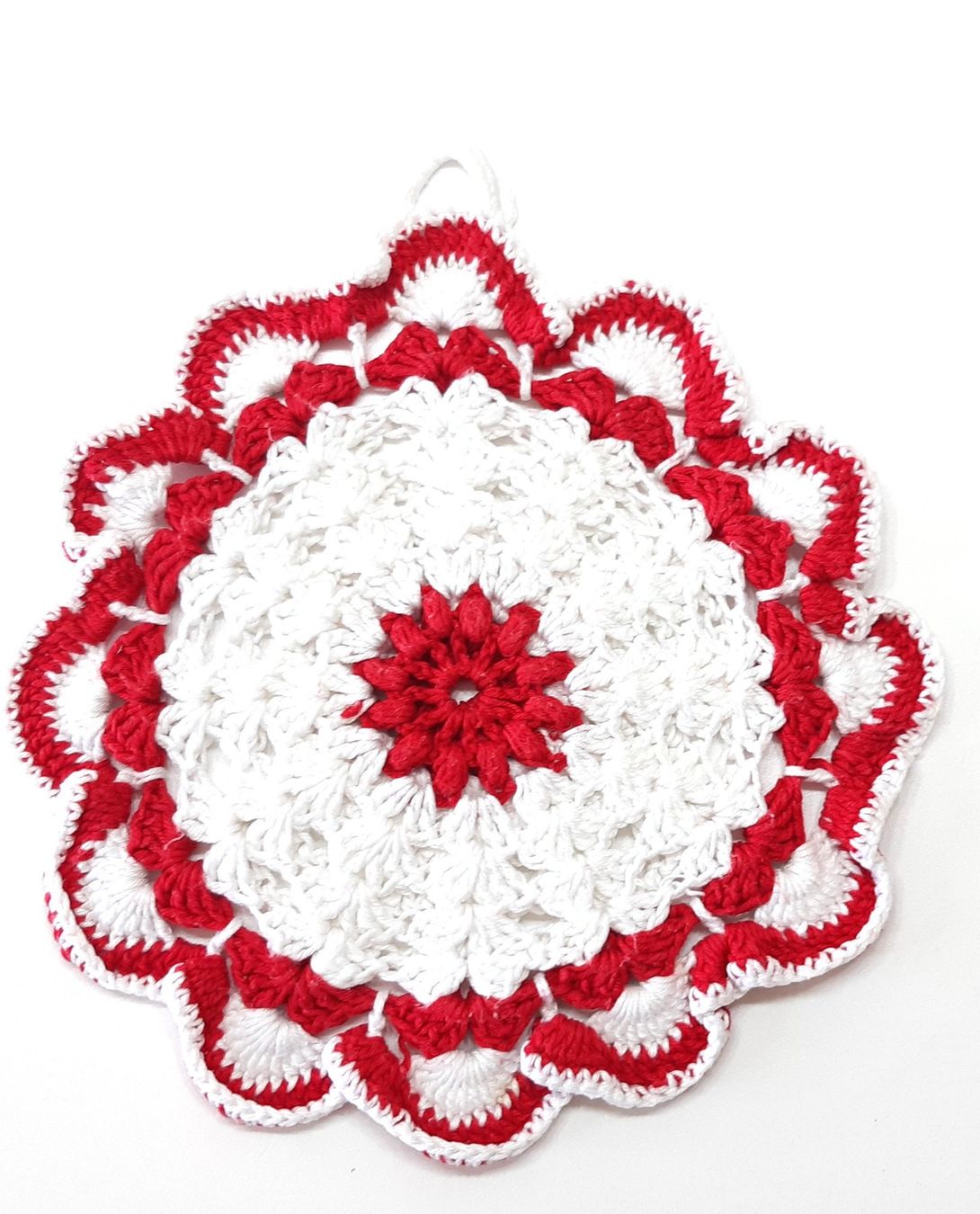Biancheria da letto: Topflappen gehäkelt - Patte à marmite crochetée – Usato da Savagnier venduto da Marderuth 1