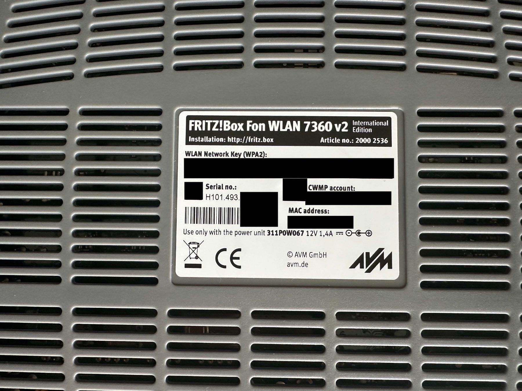 Fritz Modems & Router: Fritz!Box 7360 v2 – Gebraucht aus Opfikon von Opfi 1