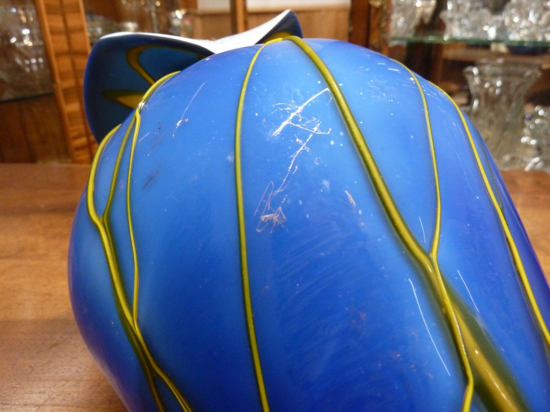 Vasen & Gefässe: Antike Glas Vase – Gebraucht aus Bure von 1319 7