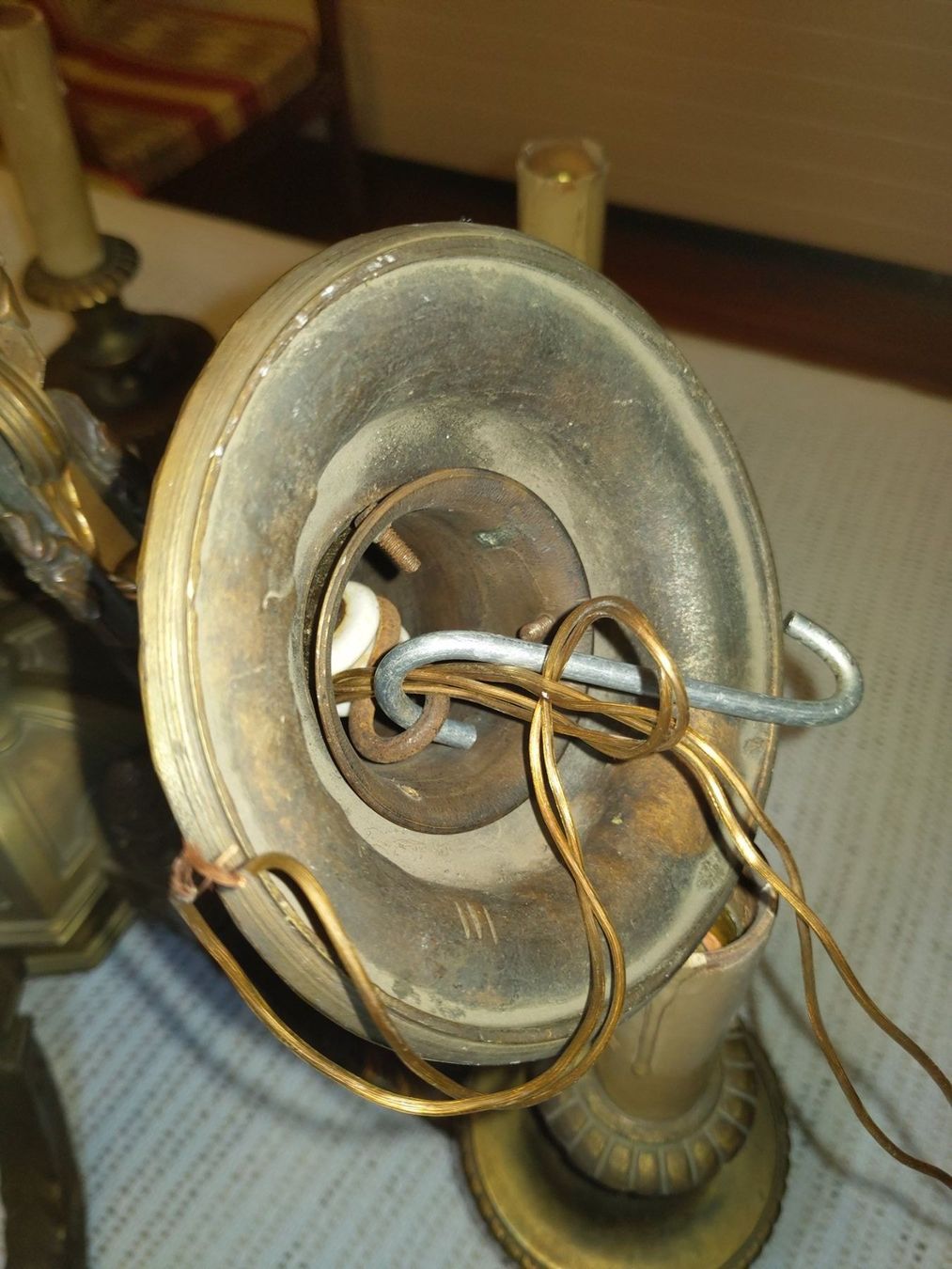 Lampadari & plafoniere: Antiker Bronze-Kronleuchter 12kg | aus Anwaltskanzlei Rom – Usato da Brugg AG venduto da Amei24 3