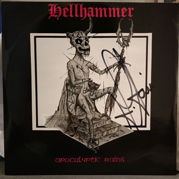 Vinyl - Original - Hellhammer - Apocalyptic Raids - 1984 (Gebraucht) in ...