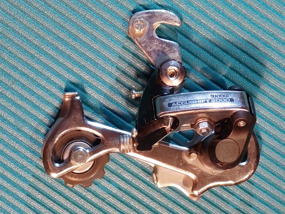 Deragliatore Posteriore Cambio Campagnolo Croce D'Aune Record 8 Velocità Usato - Foto 11