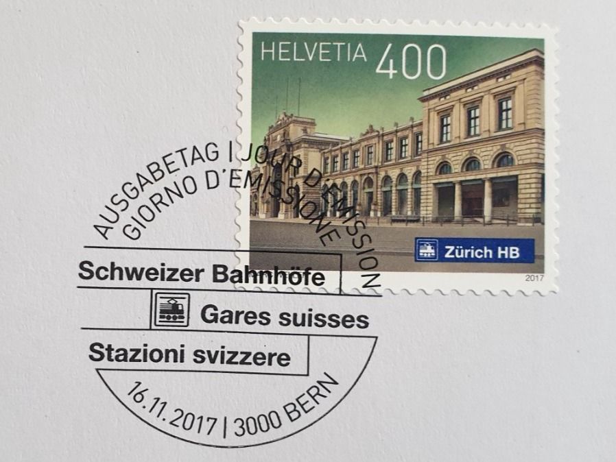 Tutti i francobolli: (910) Freimarke "Schweizer Bahnhöfe IV" – Usato da Schwarzhäusern venduto da Inot3 1