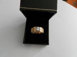 Bague homme diamant moissanite