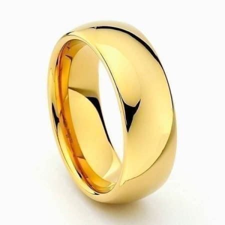 Anelli: Golden Tungsten (Wolfram) Ring, 6 mm – Nuovo (secondo la descrizione) da Arbon venduto da Helmuth 1