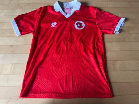 Schweiz Nati Vintage Trikot 1993 94 Lotto Sforza WM 2026