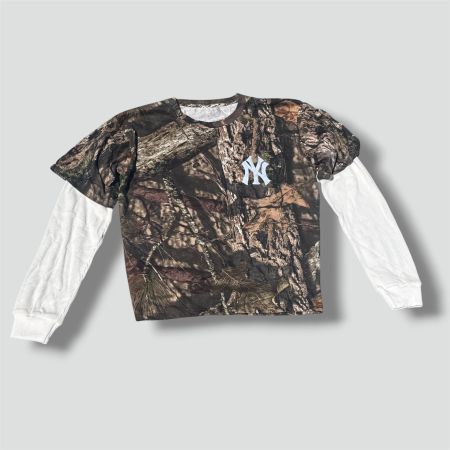 Yankees custom made camouflage longsleeve t-shirt
