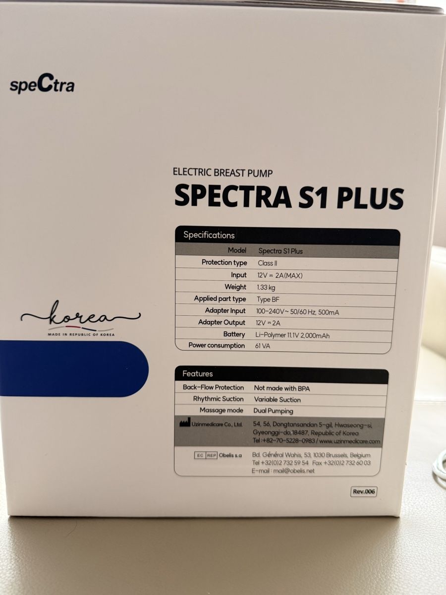 Accessoires pour allaitement: Spectra S1 Plus Electric Breast Pump used condition – D'occasion à Diessenhofen par mar_8cyl 3