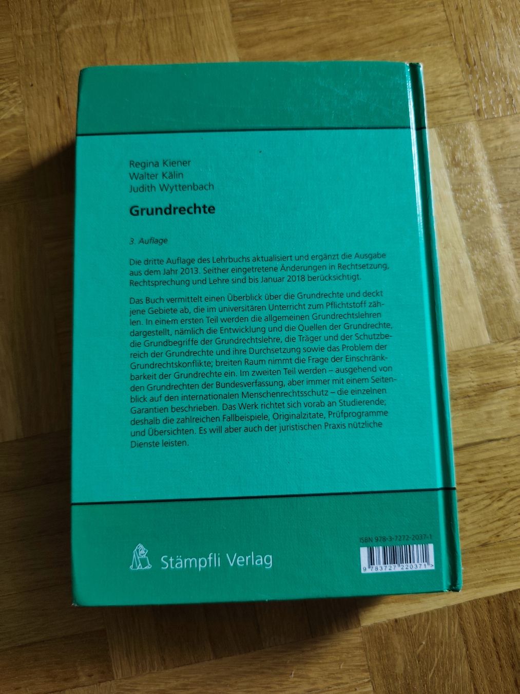 Livres: Grundrechte – D'occasion à Bern par noelkellerhals 1