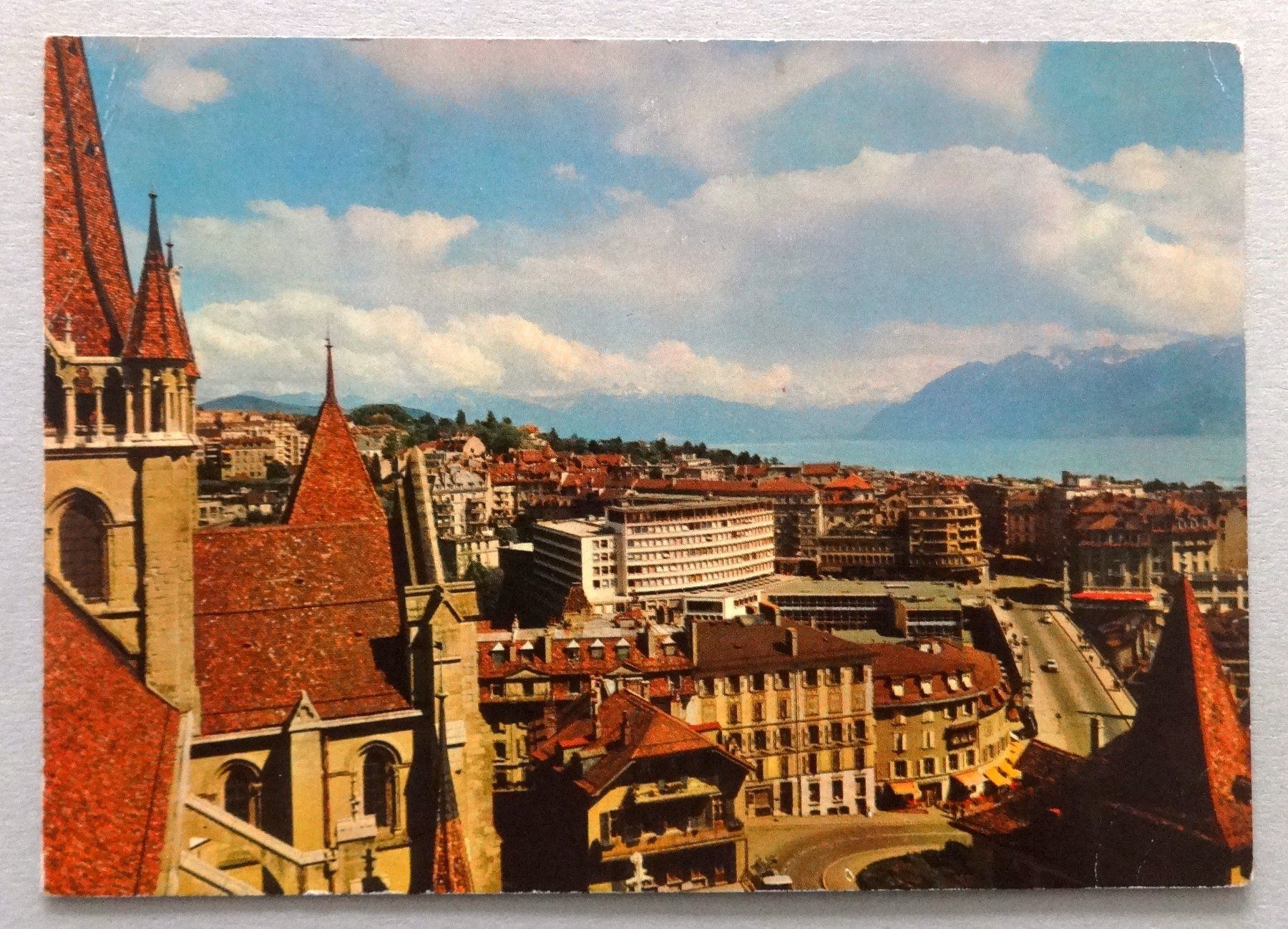 Cartoline postali: Lausanne - La Cathédrale – Difettoso da Fétigny venduto da Billy2miny