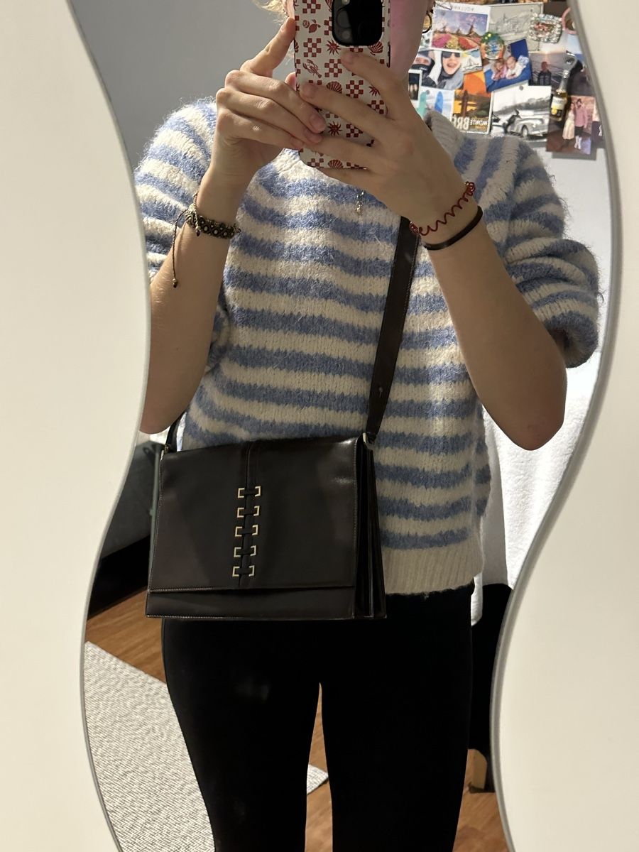 Borse da donna: braune Secondhand Umhängetasche – Usato da Grafstal venduto da jes_t6s7 2