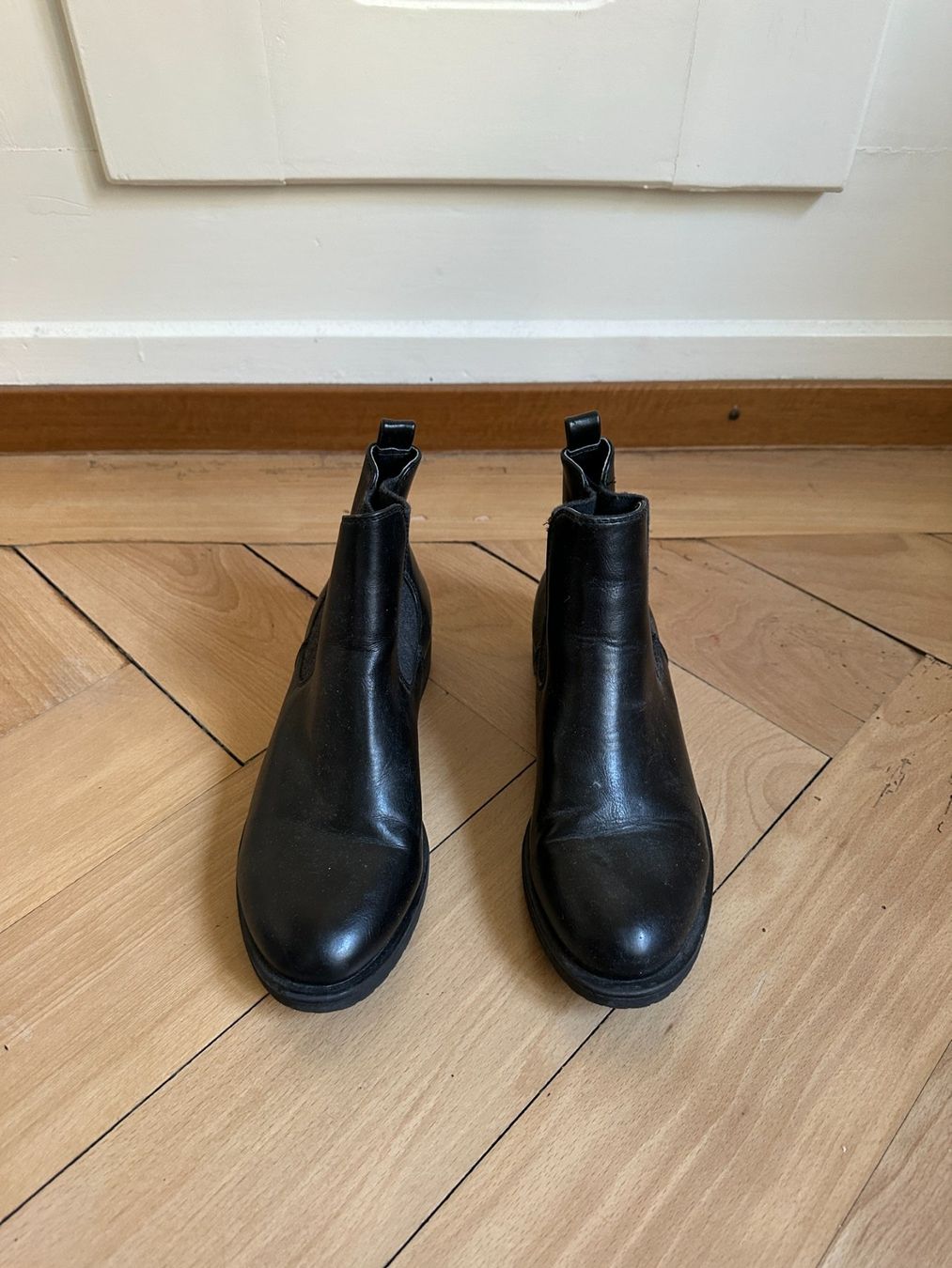 Graceland Damenschuhe: Kunstleder Stiefelette schwarz 36 – Gebraucht aus Zürich von Diazaio 1