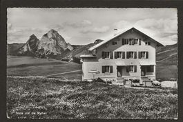Stoos Alpenblick Sport - und Ferienhaus alte Karte 1956