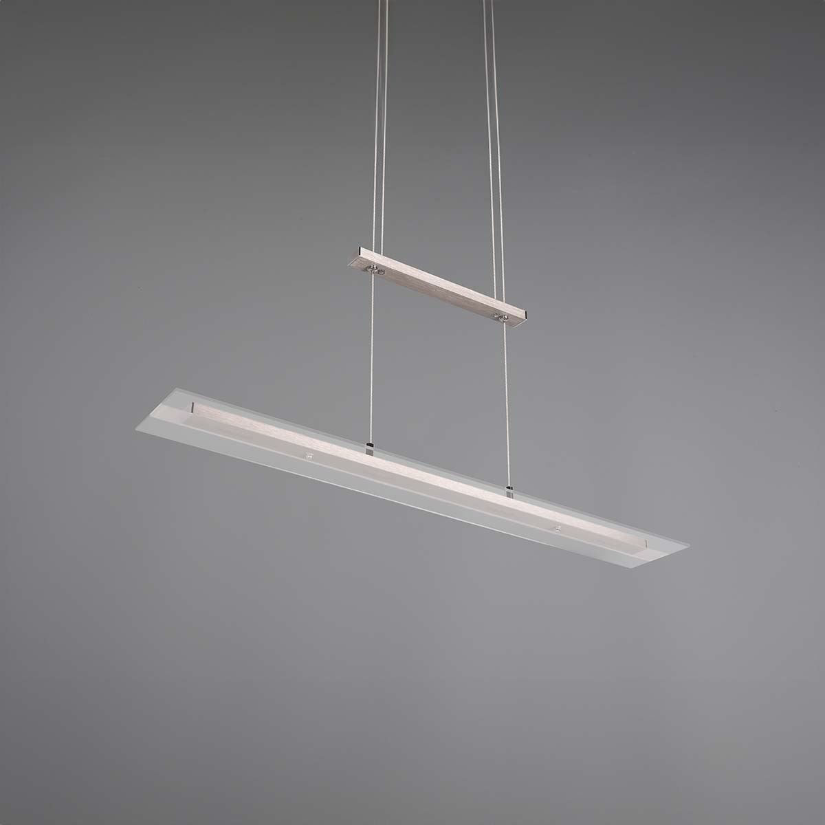 Lampadari & plafoniere: LED Pendelleuchte, Nickel, 80 cm x 12 cm – Nuovo (secondo la descrizione) da Kreuzlingen venduto da Smart-Light 9