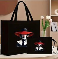 Tasche: Umhängetasche-Beutel-Bag-elegante Dame -34x30cm