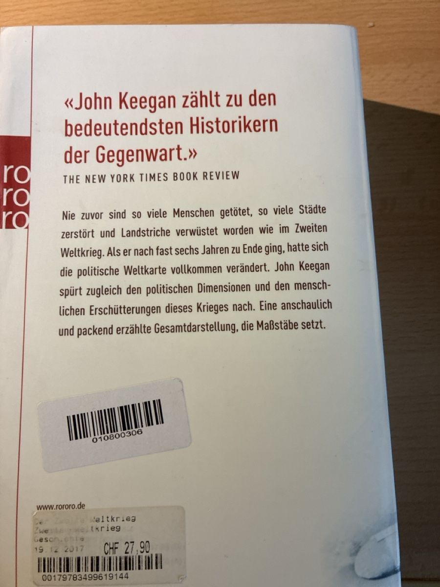 Libri: Buch Der Zweite Weltkrieg – Usato da Konolfingen venduto da link09 1