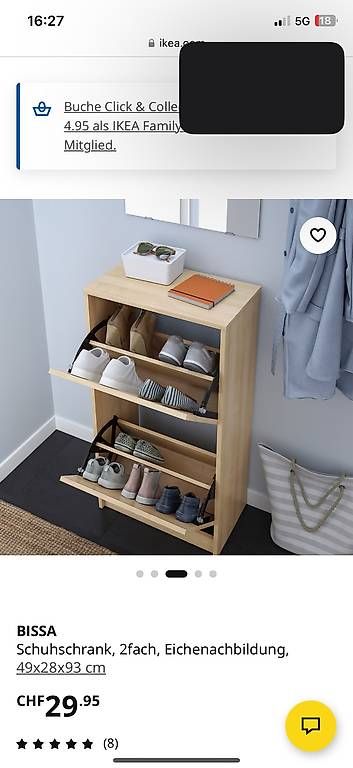 Armadi: 3 Bissa Ikea Schuhschränke neu – Usato da Zürich venduto da liv_tqj7 2