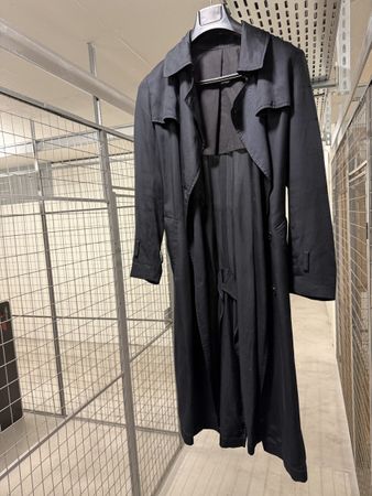 The Kooples Damen Trenchcoat, Schwarz, Grösse M - Top!