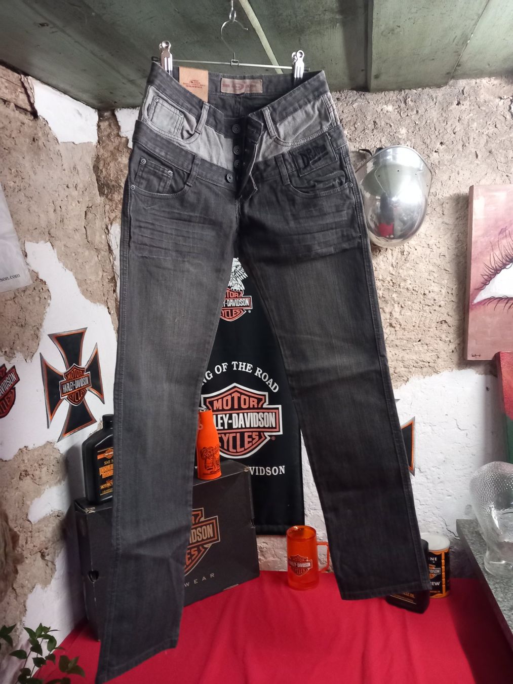 Jeans: Herrenjeans Driver Fabrikneu Gr.28 – Nuovo e nell'imballaggio originale da Hochwald venduto da motowear-secondhand