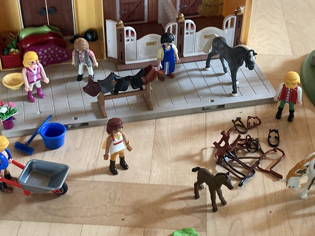 Playmobil Giocattoli: Playmobil Reiterhof  – Usato da Rüeggisberg venduto da sire75 6