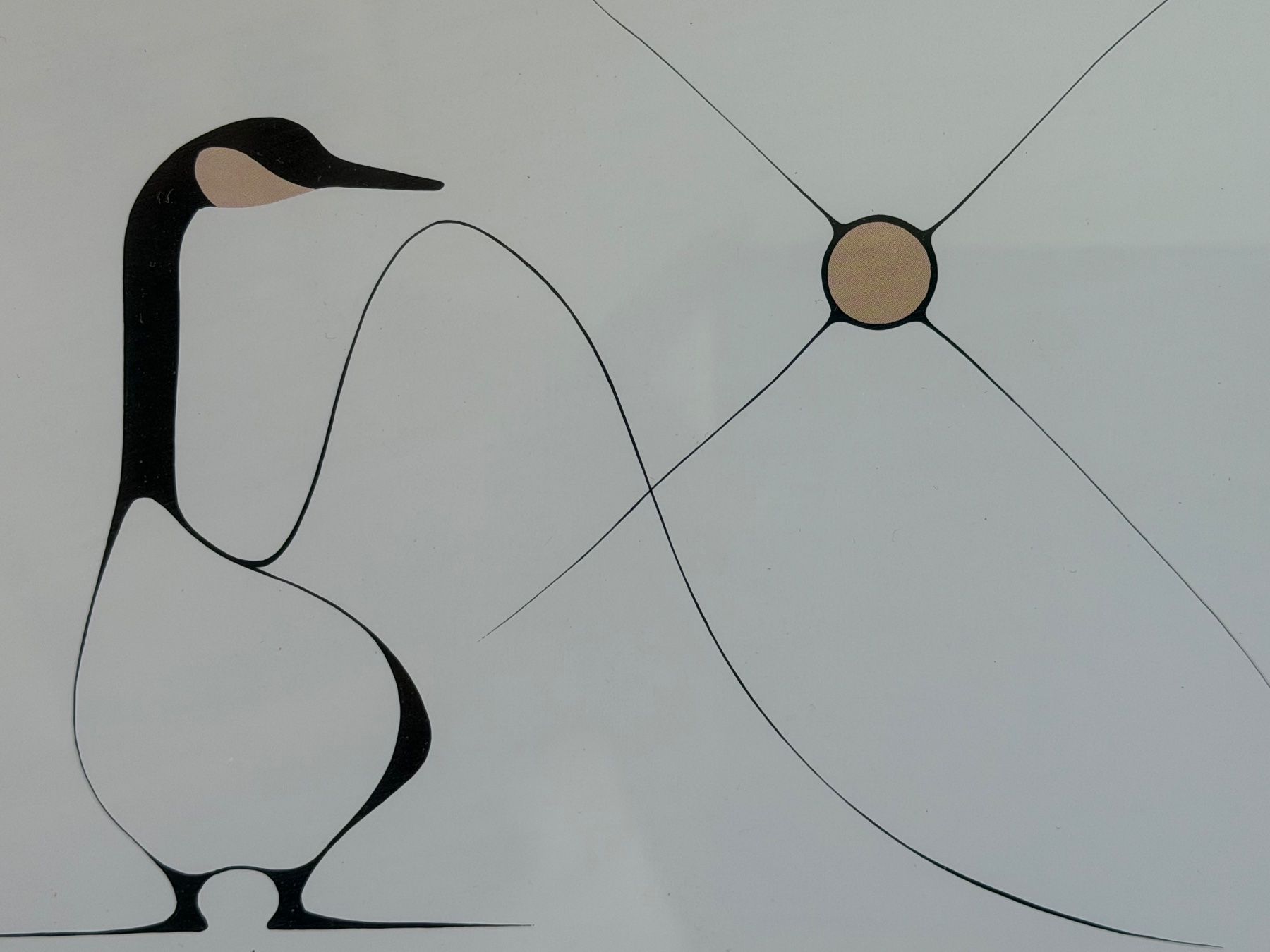 Dipinti: Gerahmtes Kunstwerk Benjamin Chee Chee Goose 'Guten Morgen' – Usato da Basel venduto da PAUL_ART 4