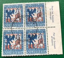 4 er Block Nr.B 127 mit Vollstempel