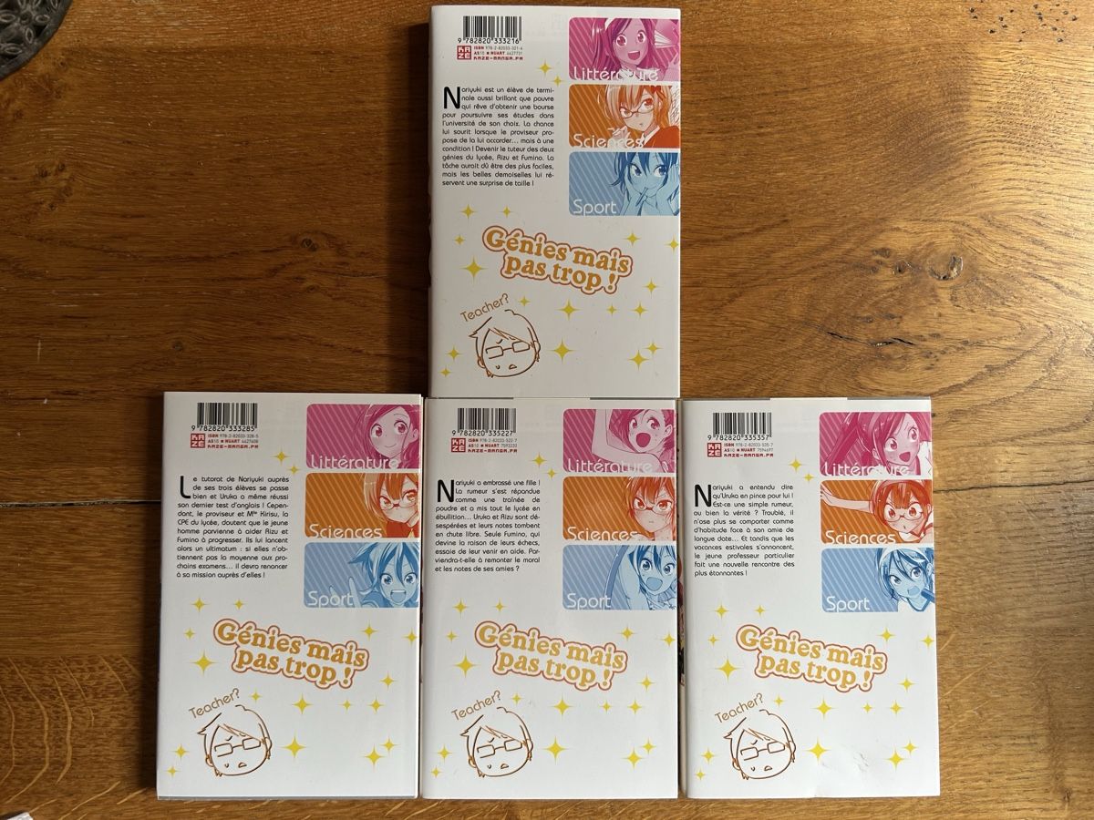 Fumetti: We Never Learn - Lot de 4 Mangas – Nuovo (secondo la descrizione) da Hauterive NE venduto da Jus_De_Fruits 1