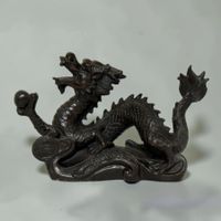Bronze Drache China (25cm) - Feng Shui Glücksbringer