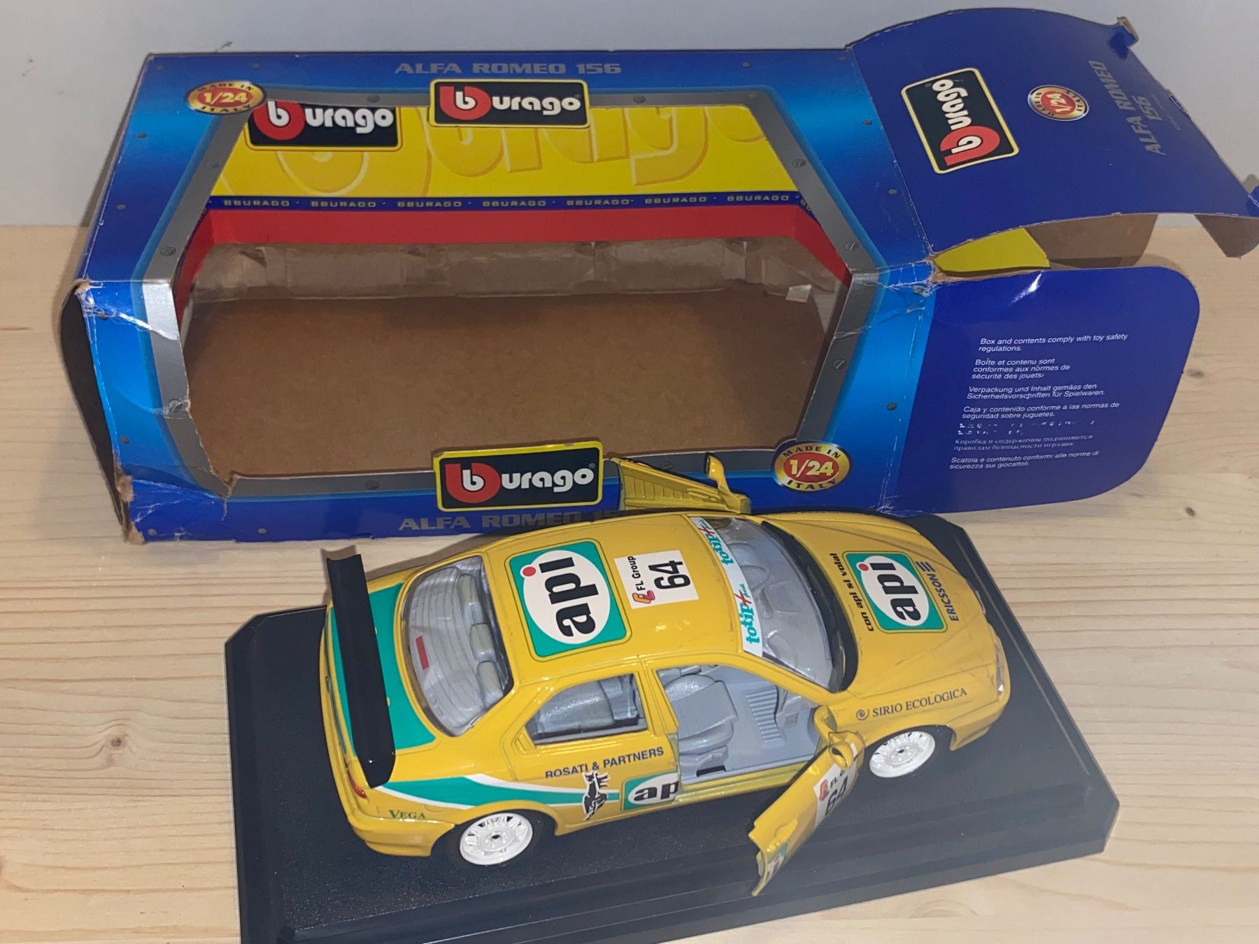 Alfa Romeo Modellini d'auto: Alfa Romeo 156 Racing API 1/24 – Nuovo (secondo la descrizione) da Wohlen AG venduto da PrivatSammlung 4