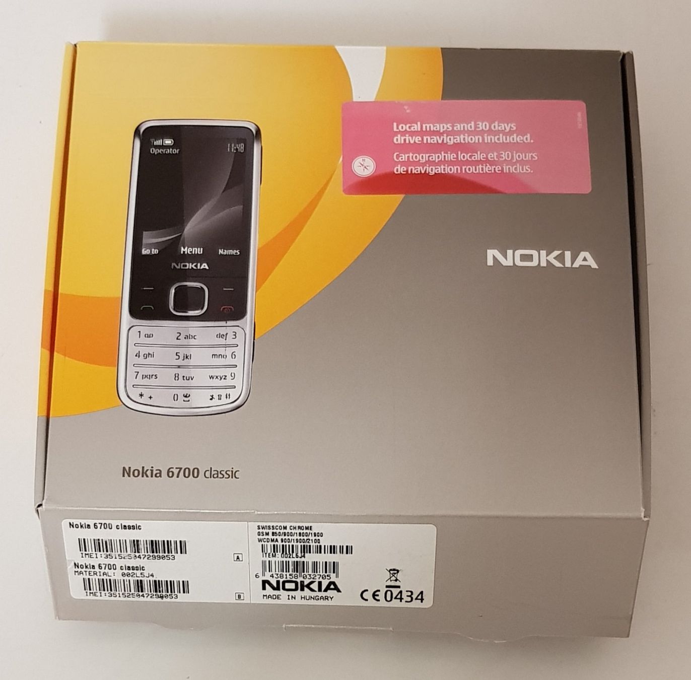 Nokia Telefoni cellulari / Smartphones: Nokia 6700 classic, Sammlerstück! – Usato da Leuggern venduto da elitocram