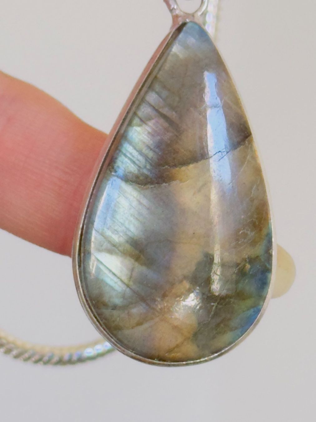 Catenine: Labradorite necklace – Nuovo e nell'imballaggio originale da Genève venduto da AGBERG 2