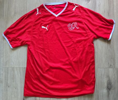 Original PUMA SFV Schweiz Nati Fussballtrikot T-Shirt Gr. XL