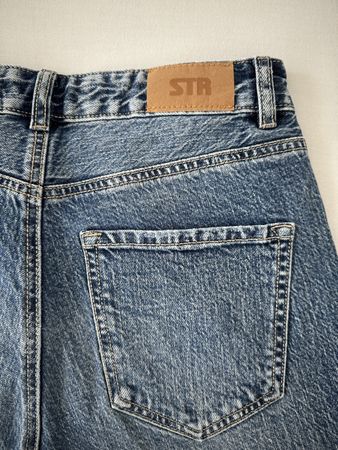 Stradivarius Jeans, Gr 36, blau